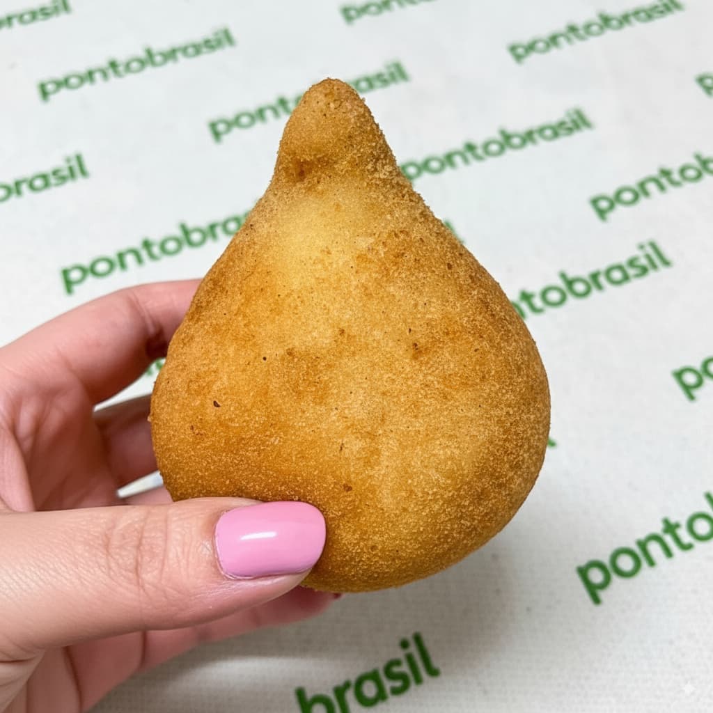 Coxinha brasileña grande con relleno de carne molida – Ponto Brasil