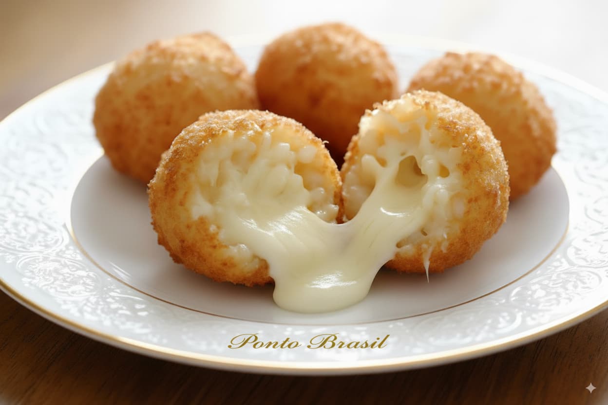 Bolinho de Queijo: bolitas de papa rellenas de queso – Ponto Brasil