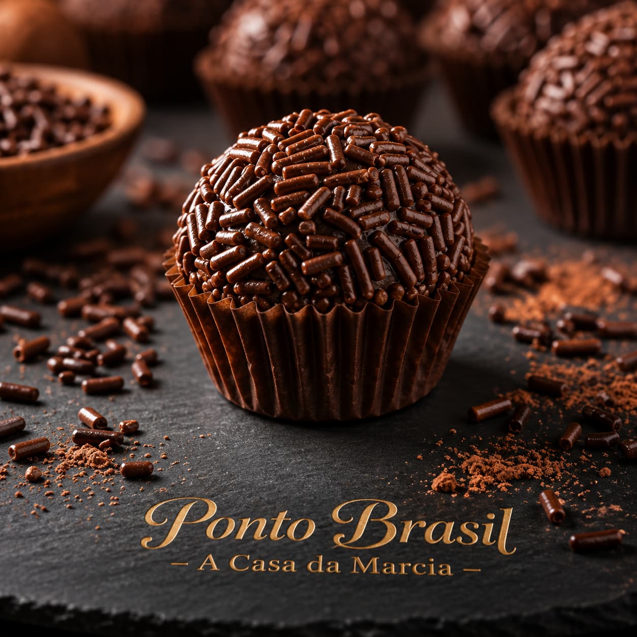 Brigadeiro tradicional brasileño de chocolate de Ponto Brasil