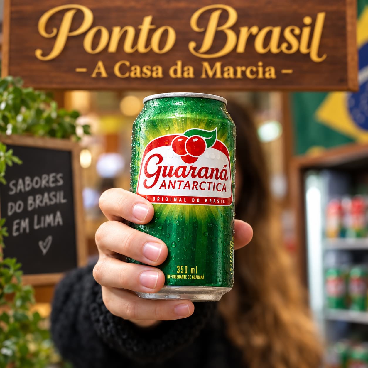 Guaraná Antártica en lata 350 ml, la gaseosa brasileña original elaborada con extracto natural de guaraná