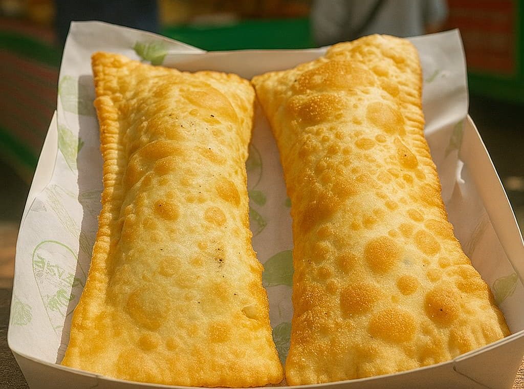 Pastel de feira clásico – masa crujiente con relleno a elección