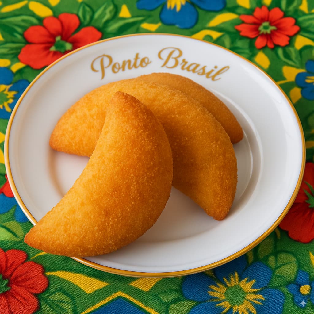 Rissoles de pizza: masa de papa rellena con queso y jamón, empanizada y frita - Ponto Brasil