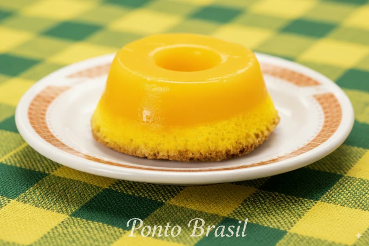 Quindim brasileño tradicional con coco rallado – Ponto Brasil