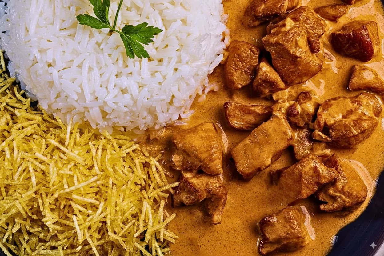 Estrogonofe de Carne – un auténtico manjar brasileño.